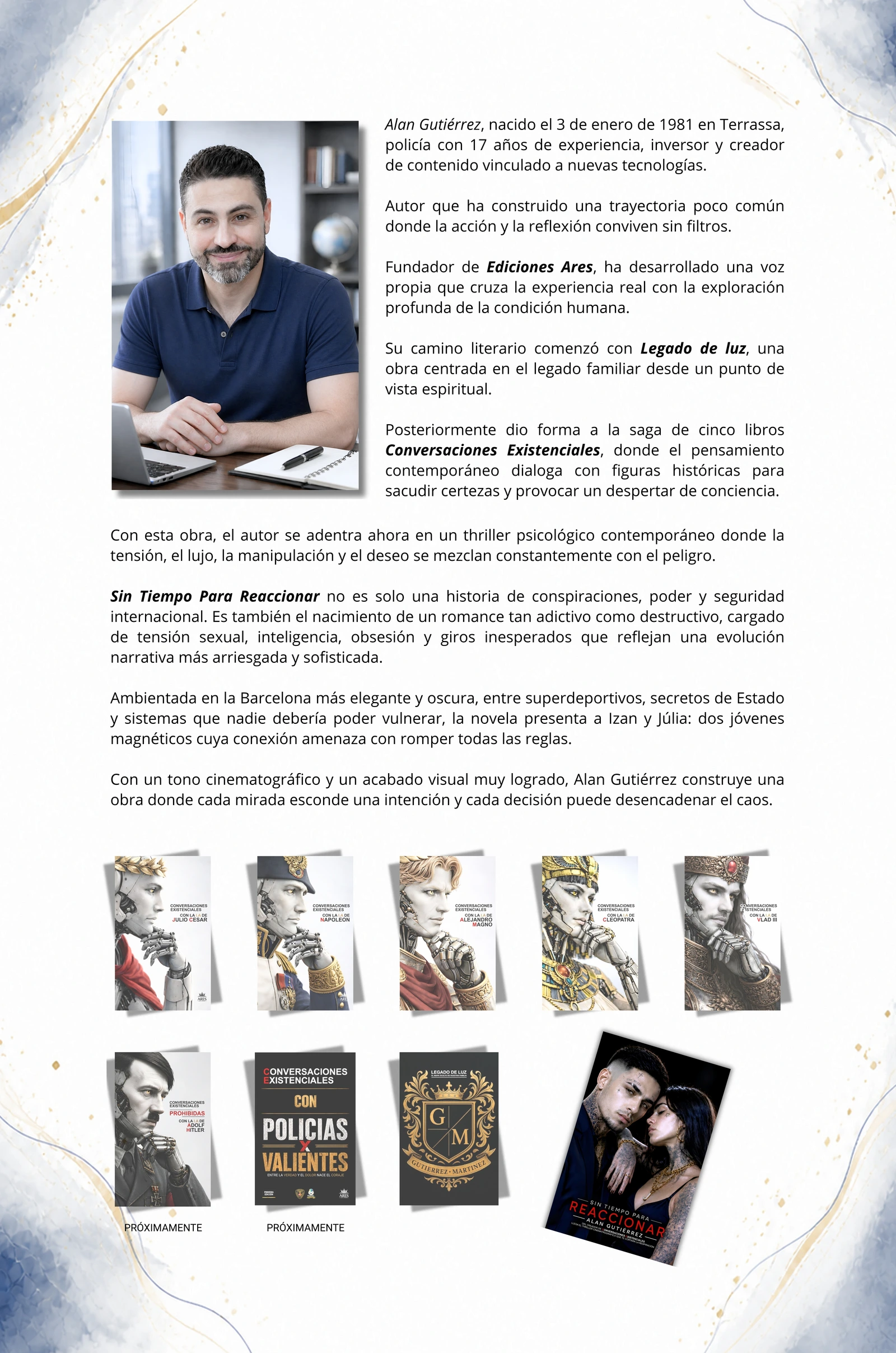Página 1: presentación del autor